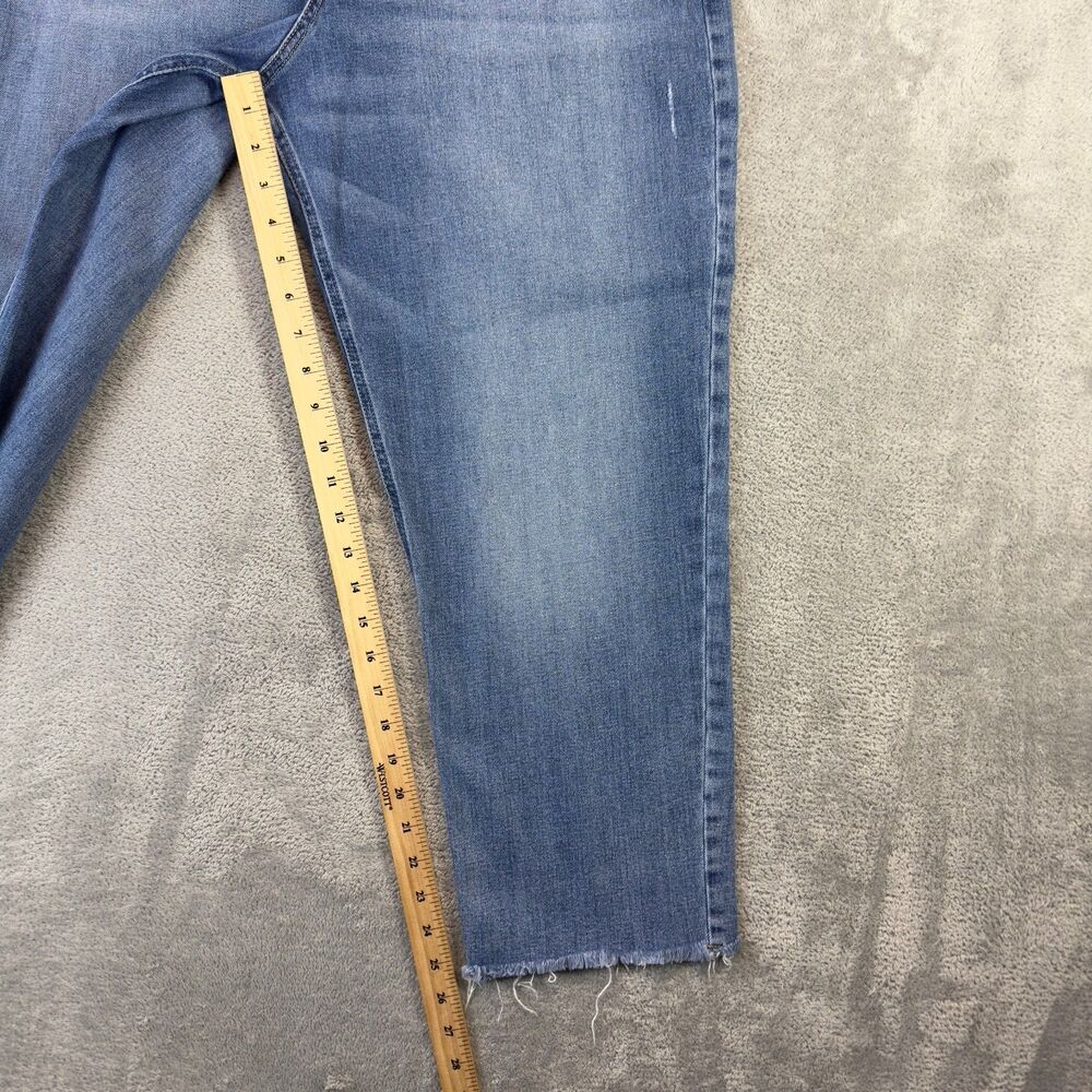 Lucky Brand Jeans Womens 14/32 Blue Denim Mid Rise Boyfriend Sienna Cotton Pants - Picture 7 of 15